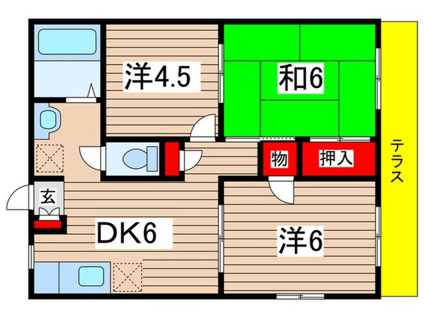 ラフォーレ・京Ａの物件間取画像